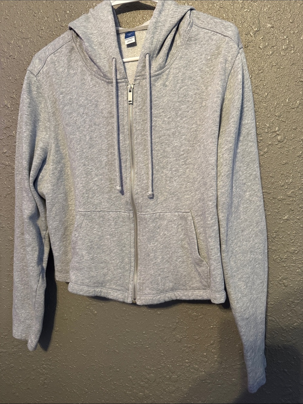 Old Navy Light Gray Hooded Sweatshirt